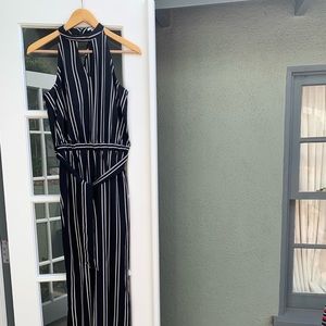 Bar III jumpsuit tie waist